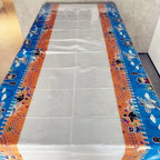 180*108cm Thomas And His Friends Disposable Plastic Tablecloth For Party Table Decoration