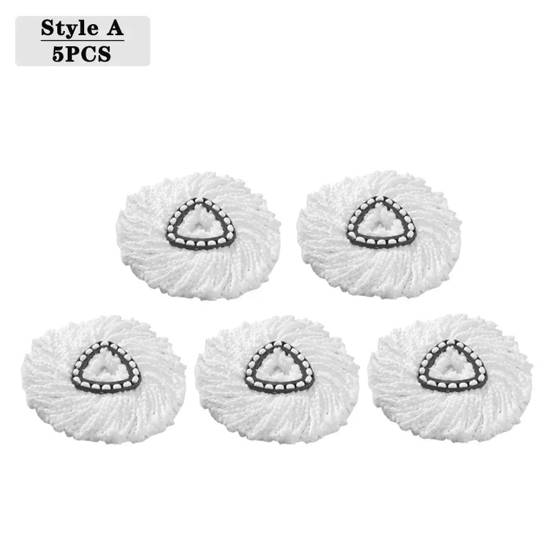 For O-cedar and Vileda EasyWring 1 Tank System Washable Mop Pad Triangle Rotating Mop Head Base Scrub Mop Brush Head Accessories