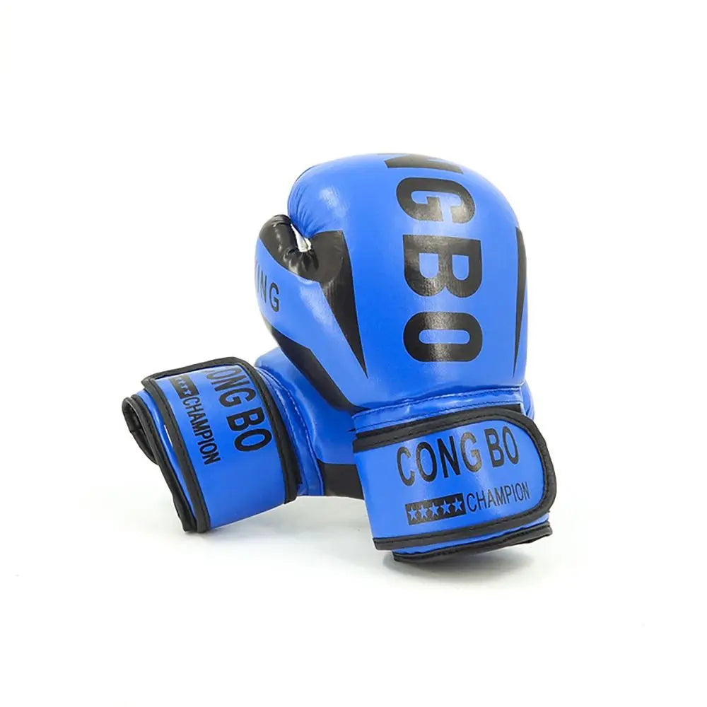 1Pair Breathable Kids Boxing Gloves PU Leather Muay Thai MMA Punching Karate Child Punching Gloves 6oz Training Gloves