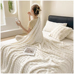 1pc Plaid Flannel Blanket Multi-color Warm Soft Cozy Throw Blanket Sofa Bed Room Decor Office Nap Blanket Christmas Gifts