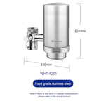 Wheelton Stainless Steel Kitchen Tap Filter Household Ceramic Water Purifier Faucet Water Filter  Activated Carbon Filtration