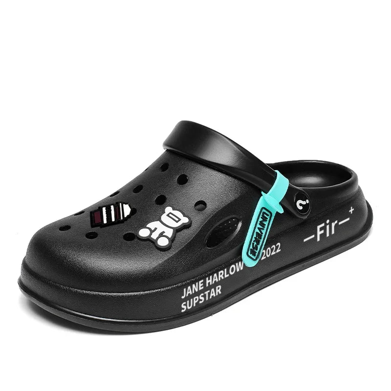 Men Women slippers High Quality EVA Soft Thick Soled Slippers Fashion Wear Slippers Home Sandals Men's Beach Shoes