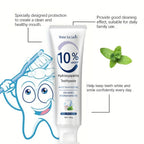 10% Nano Hydroxyapatite Toothpaste Restores White Teeth. Protects Gums. Deep Cleans. Brightens Smile. 100g Fresh Mint.