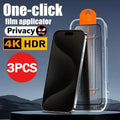 3pack Full Coverage Privacy Screen Protector for IPhone 13/12 Promax 13Mini 11Pro Anti-Spy Reinforced Glass 15/16 Promax 14 Plus