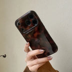 Amber Retro Leopard Print Phone Case For iPhone 17 16 15 14 13 12 11 Pro Max 15 Plus 17Air Shockproof Dustproof Soft Back Cover