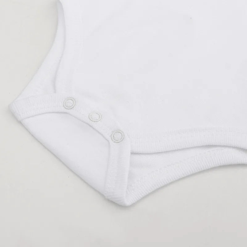 3/8PCS/LOT Long Sleeved Baby Bodysuits 100% Cotton Solid White Newborn Baby Boy Girl Rompers Infant Jumpsuit Ropa 0-12Month