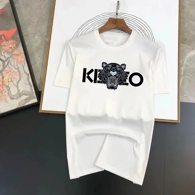 2025 New Fashion Hot Luxury Brand Printed Men's T-Shirt High Quality Summer Wear Tops Training Loose Cotton Sportswear Outfits