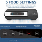Automatic Food Vacuum Sealer with Preservation Modes Plastic Bag Sealing Machine Food Storage Vacuum Package Machine for Kitchen