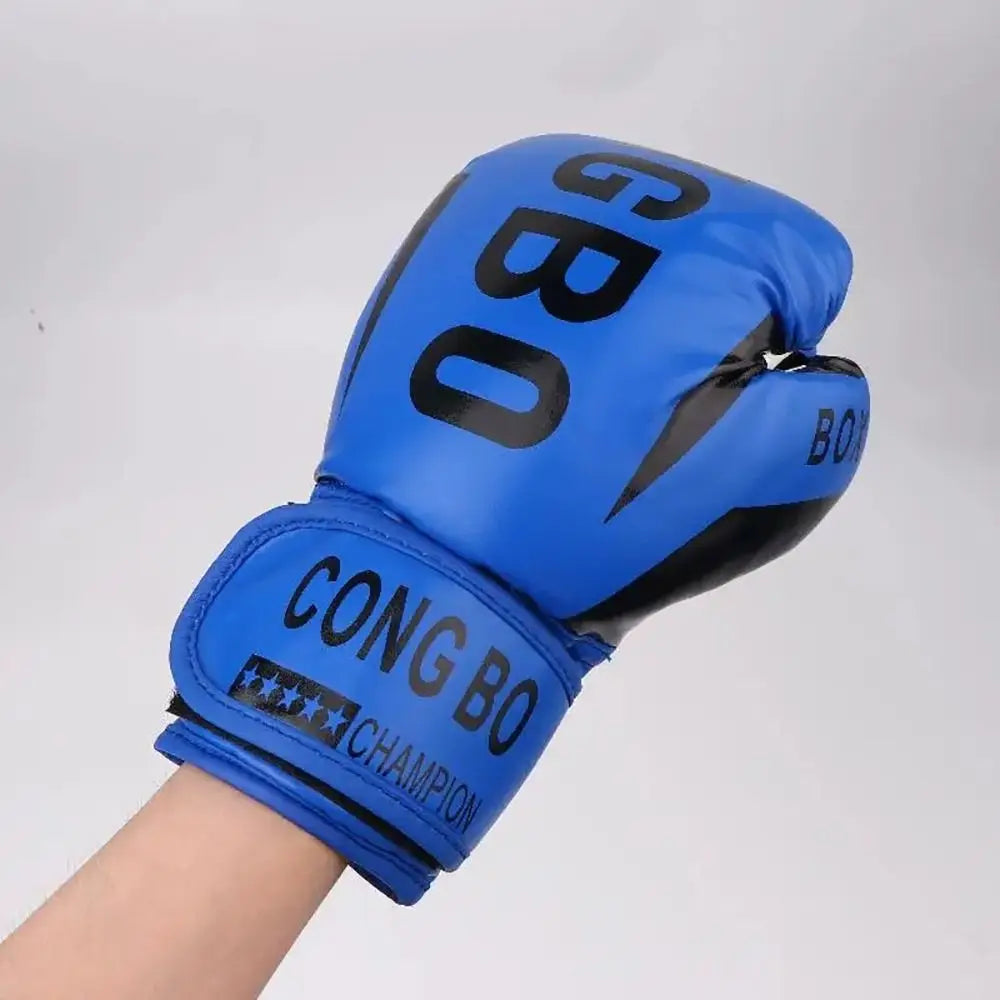 1Pair Breathable Kids Boxing Gloves PU Leather Muay Thai MMA Punching Karate Child Punching Gloves 6oz Training Gloves
