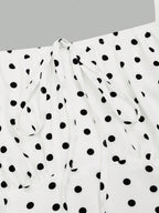 【Plus Size】 Polka Dot Print Dress, Casual Sleeveless Dress for Summer, Women's Plus Size Clothing for Daily Wear