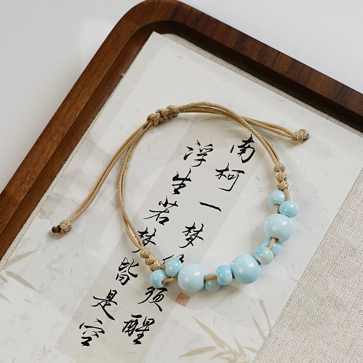 Ceramic Bracelet with Long Lasting Colors Stylish Beaded Wristband for Everyday Wear Party Travel Bracelets Pulseras Бижутерия