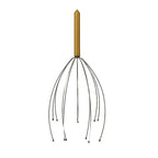 Body Head Massage Device Relaxation Octopus Scalp Massager Instrument Scratcher Relieves Tension Health Care Tools Random