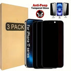 3Pack Privacy Screen Protector for iPhone 11 12 13 14 15 16 17 Pro Max 16e Air Protective Glass For iphone 13 12 Mini Glass