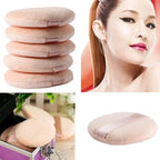 Premium Flocking Powder Puff Set - 10-Pack Velvet Soft Makeup Sponges for Setting Powder, Baking, and Oil Control, Reusable & Wa