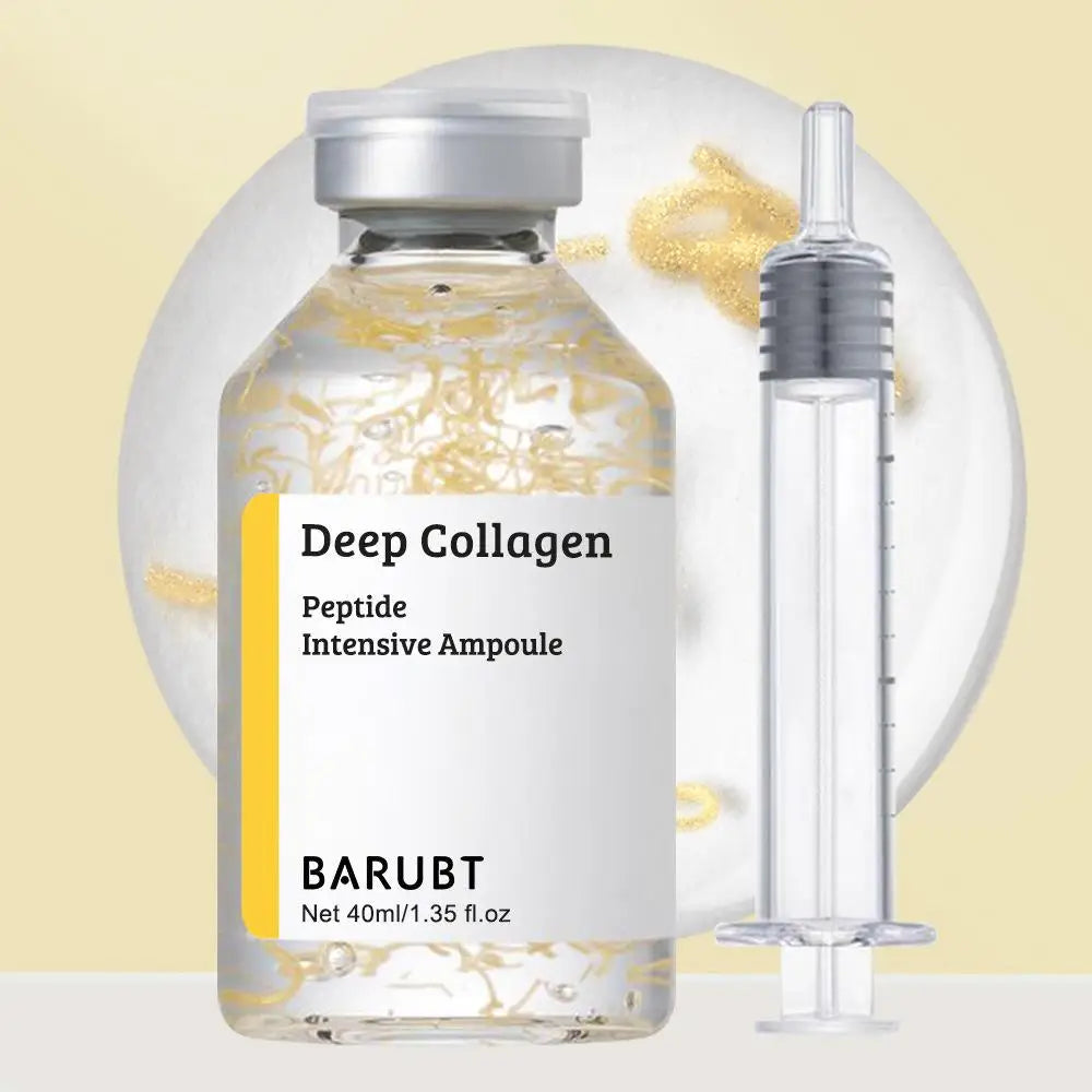 Deep Collagen Peptide Intensive Ampoule Essence Silk Collagen Deep Repair Renew Skin Brighten Tone Strengthen Barrier Firming