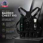 Professional Barber Multifunctional Tool Kit with Shoulder Strap Chest Bag Scissors Comb Bag Salon Home Hairdressing Tools