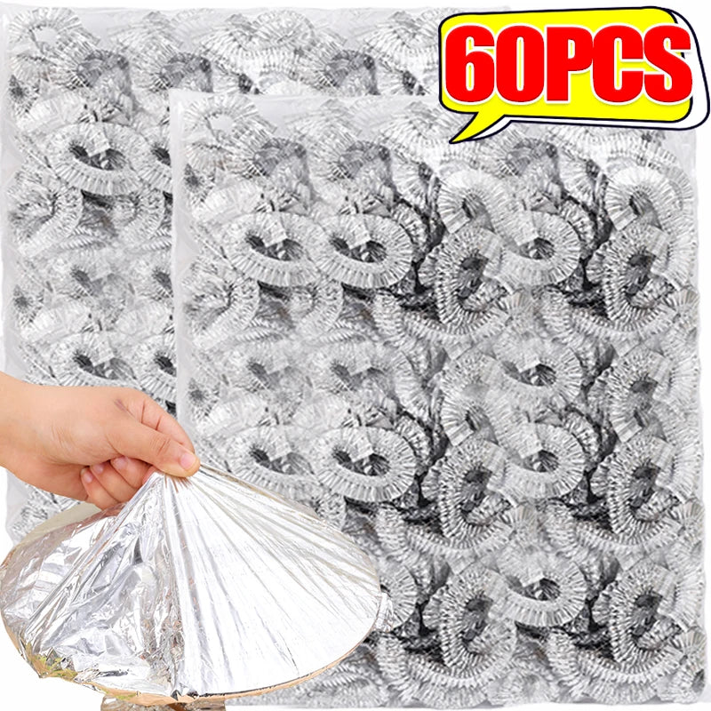 Aluminum Foil Insulation Covers Disposable Food Cover Foil Film Fresh-keep Saran Warp Fruit Storage Cover Kitchen Insulation Lid