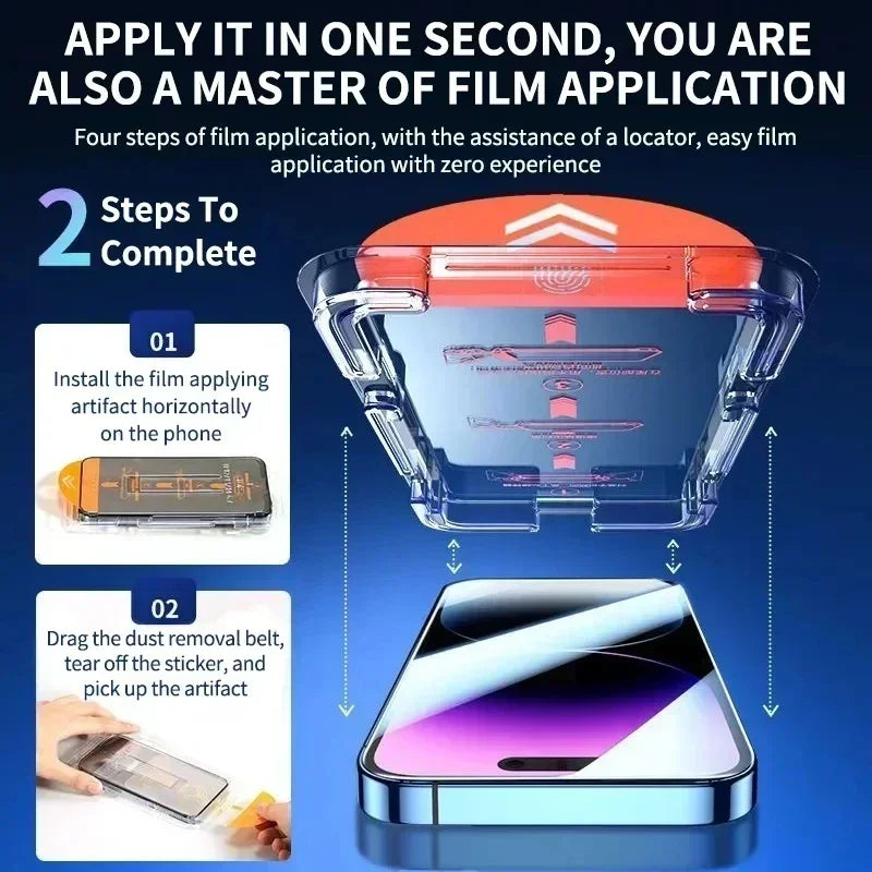 5PCS Privacy Screen Protector Dust Free Installation Protector for iPhone 17 Air 17 Pro Max 16 Pro Max 16Plus Anti-Spy Glass