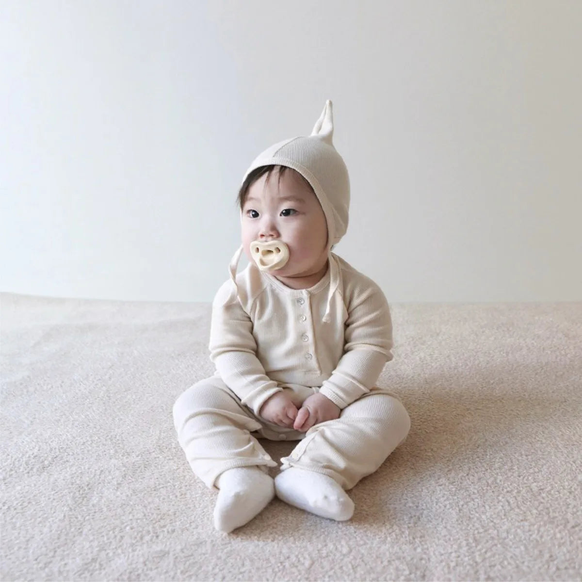 2025 Autumn New Infant Girl Long Sleeve Romper Solid Baby Cotton Ribbed Jumpsuit For Newborn Boy Toddler Clothes 0-24M