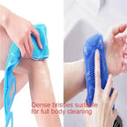 Body Silicone Back Brushes Bath Towels Scrubber Rubbing Sponge Peeling Massage Shower Belt Extended Skin Clean Removal Brushes