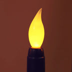 6pc LED Flickering Flameless Candles 28CM Taper Candles Halloween & Christmas Decor Wedding Home Festive Decor Battery Operated