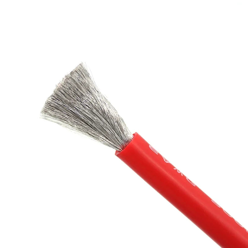 Car Automotive Electrical Electric Cables 6Awg Silicone Cable Red Wire  8awg 10awg 12awg 14awg 16awg 18awg 20awg 22awg 24awg