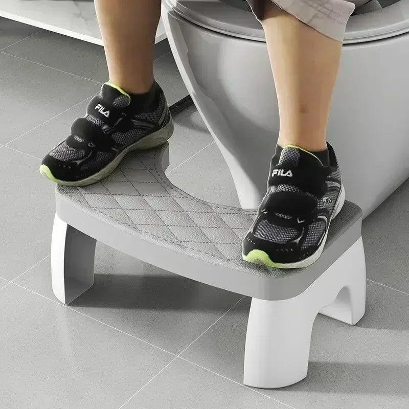 Waterproof Toilet Squat Stool Portable Bathroom Foot Stool for Adults Kids Pregnant Women Elderly Squatty Potty Aid