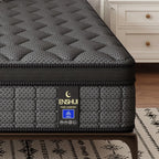 ENSHUI 12/14 Inch Hybrid Mattress Twin Full Queen King – Bed In A Box With Gel Memory Foam And Pocket Springs For Pressure Relief, Cool Breathable Sleep And Edge Support – Medium Firm, Durable, Fiberglass-Free And Odorles