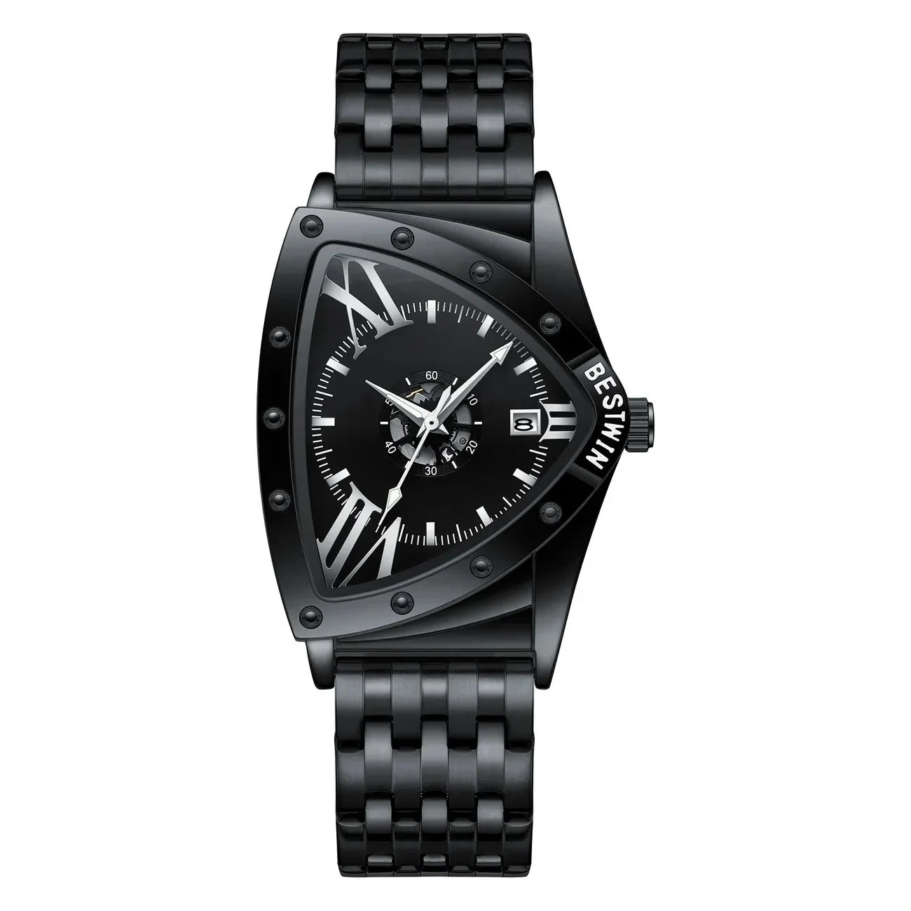 Men Watches Unique Design Top Brand Luxury Men's Wrist Watches Quartz Wristwatch Fashion Male Clock Stainless Steel Band