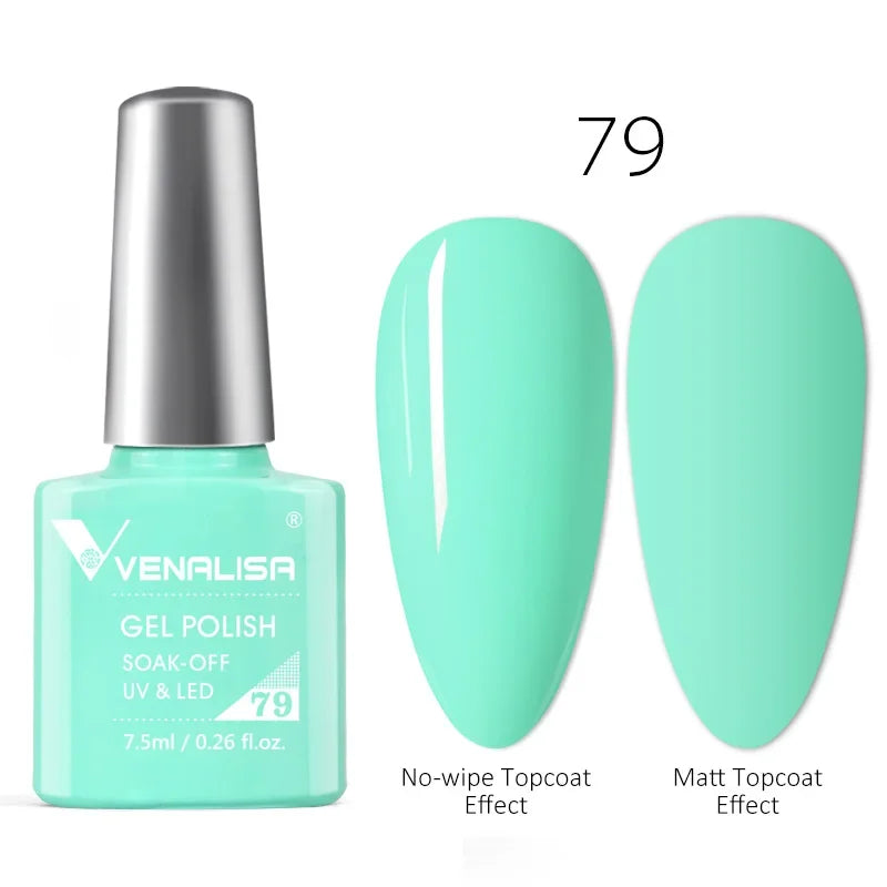 Venalisa Neon Gel Polish Varnishes Hybrid Nails For Manicure 7.5ml Semi Permanent Soak off Enamel Gel Polish UV Nail Gel Polish