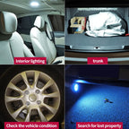 Wireless Led Usb Car Interior Ceiling Dome Light Reading USB Charging Roof Magnet Lamp Touch Type Night Light Trunk Rechargeable