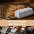 1pc BBQ Grill Cleaning Brush Brick Block Barbecue Cleaning Stone Pumice Brick For Barbecue Rack Outdoor Kitchen BBQ Tools