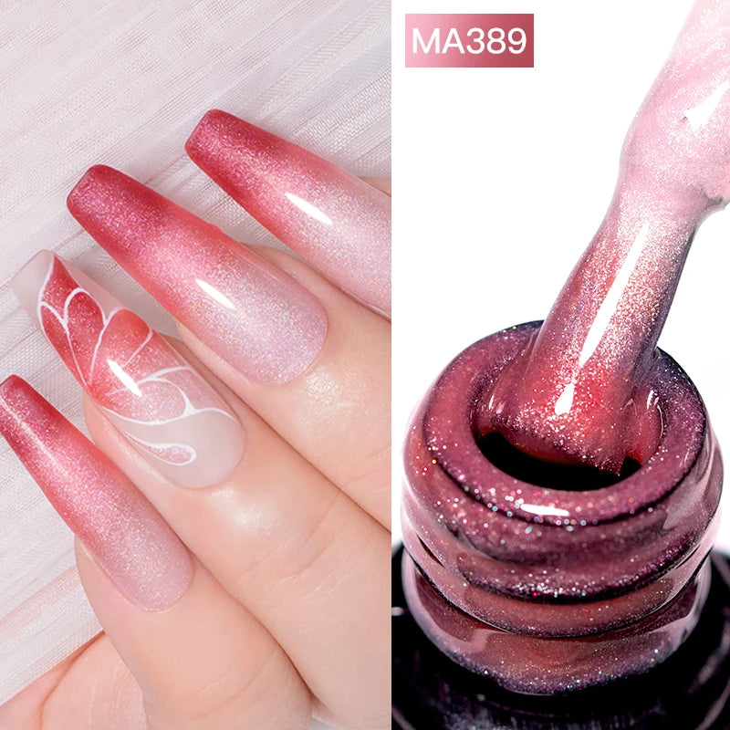 7ml Nude Rubber Base Gel, 68 Colors, DIY Nail Art Supplies Gel for Nails Design, UV LED Soak Off, Easy to Apply, Long Lasting