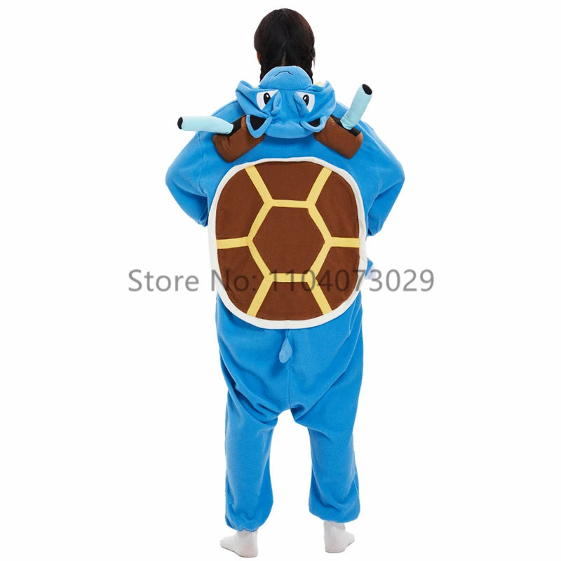 Onesieshow Animal Kigurumi Pyjamas Halloween Onesies Adult Cartoon Turtle Pajama Cosplay Party Costume Women Homewear