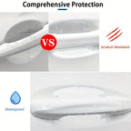 8PCS door handle sticker, scratch-proof car door protective sticker, door bowl protective film