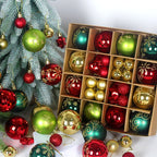 44Pcs 3/6CM Christmas Merry Balls Decoration Xmas Tree Hanging Ornament Party Home Room Decor Holiday Navidad New Year 2026 Gift