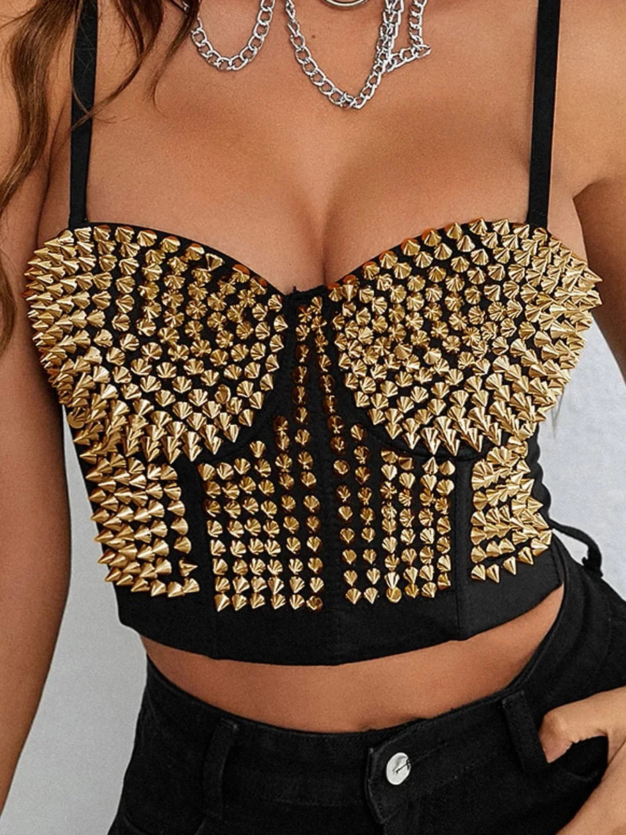 Y2k Tops Fashion Clothes Tank Casual Vintage Corset Summer Sexy Party Club Stage Show Streetwear Tees Camis Women Clothing
