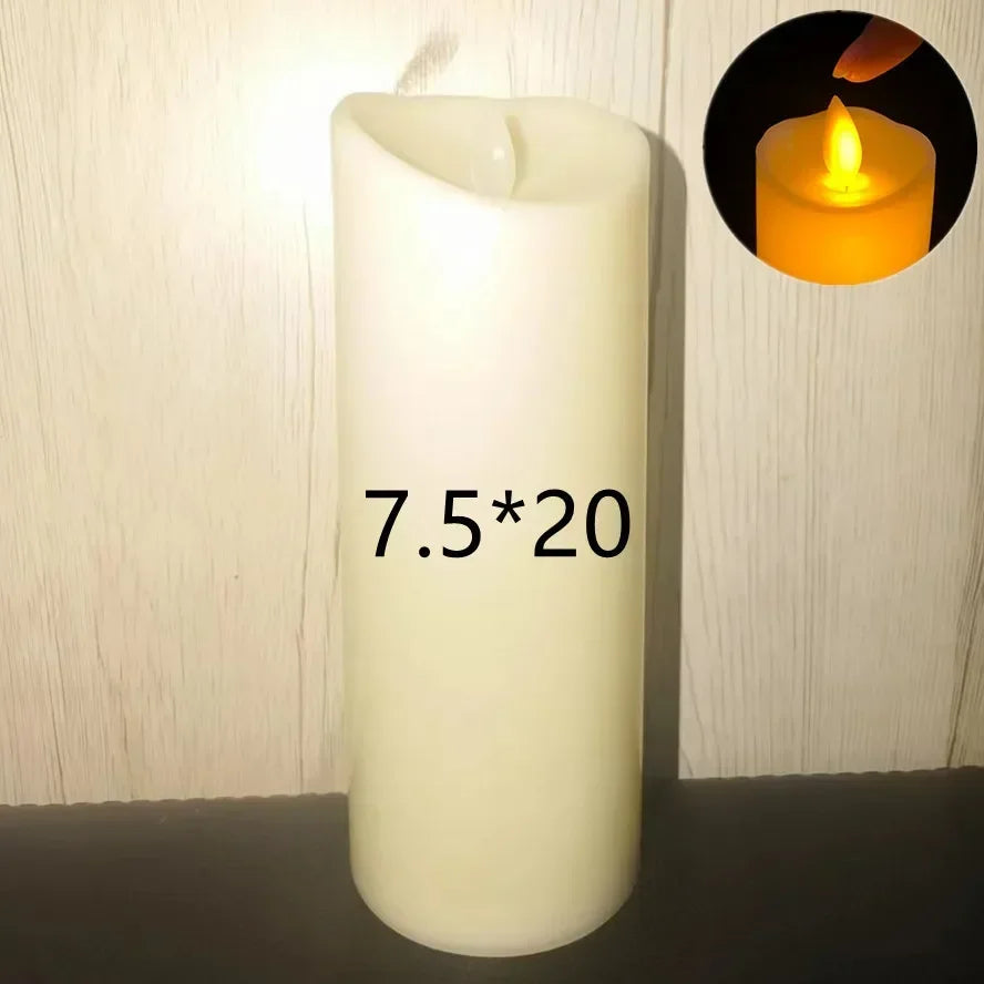 1~10PCS Swing Flameless LED Candles Flickering Simulation Light for Christmas Wedding Birthday Party Home Decoration Supplies