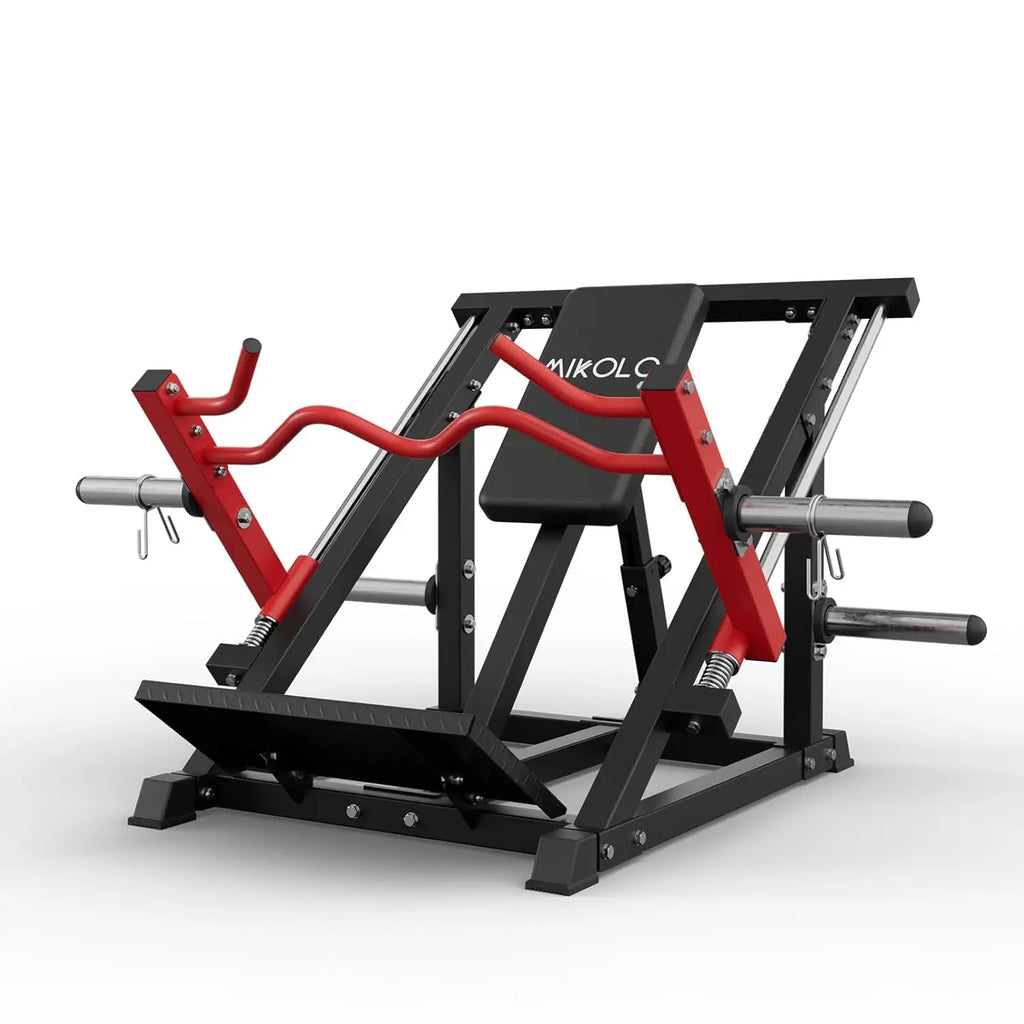 Plate-Loaded Linear Row Machine Smith Row Home Gym Back Trainer 200kg Capacity, Custom