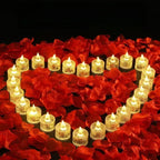 LED Crystal Candles Electronic Flameless Proposal 4/6/12PCS Lights Wedding Party Home Room Decor Romantic Date Holiday LED Light
