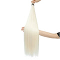 300g 3Pcs/Lot 28Inch Straight Crochet Braids White Blonde 613#Ombre Brown 6# Bio Protein Synthetic Hair Extensions