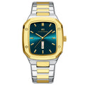 New Men's Watch Fashion Business Calendar Waterproof Stainless Steel Rectangular Male Quartz Clock Watches