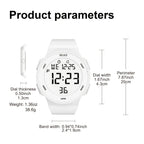 Watches for Women, Fashion Watch With High-Resolution LED Definition Display, Waterproof Multi-Function Electronic Digital Watch