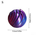 3D Printed Slime Ball Fidget Toy with Gear Design Liquid Flow Twistsphere Anxiety Relief Stress Relief Rotating Ball