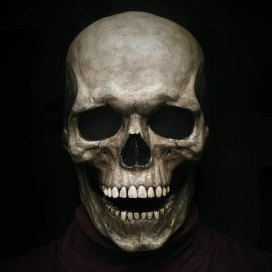 Halloween Mask Latex Scary Horror Decoration Full Head Skull Mask Helmet Cosplay Jaw Masque Gifts Party Costume Pro Mask