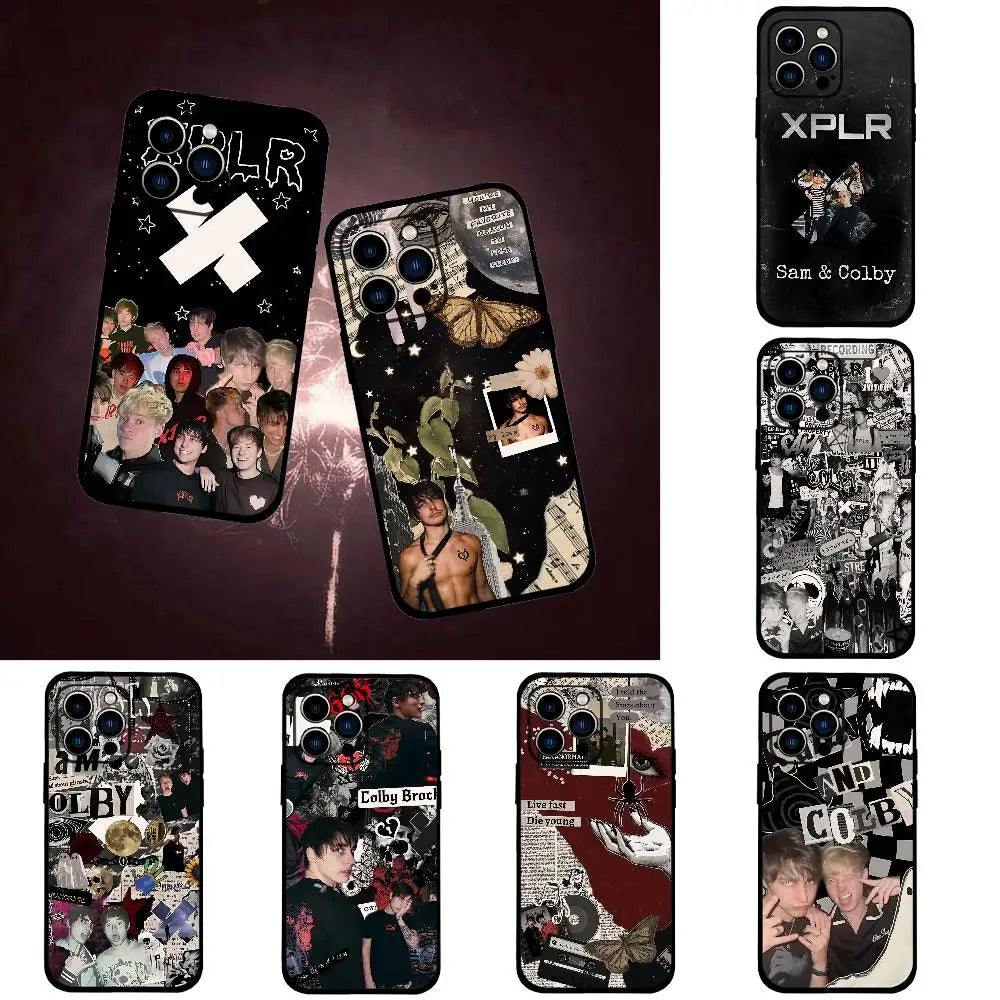 S-Sam And Colby XPLR Phone Case For IPhone 17 16 15 14 13 12 11 PRO MAX PLUS Mini TPU Soft To Skin-friendly Case