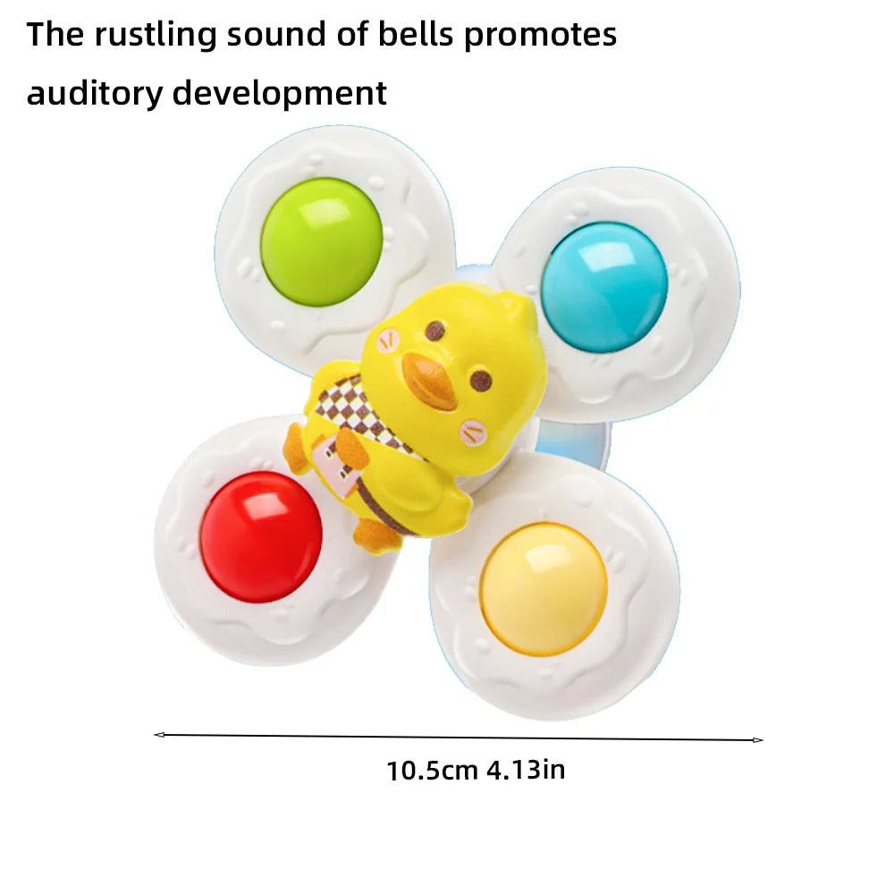 Baby Sucker Spinning Toys Children Bath Montessori Education Rotating 3 Years Bathroom Toys for Toddler Infant Toys for Baby
