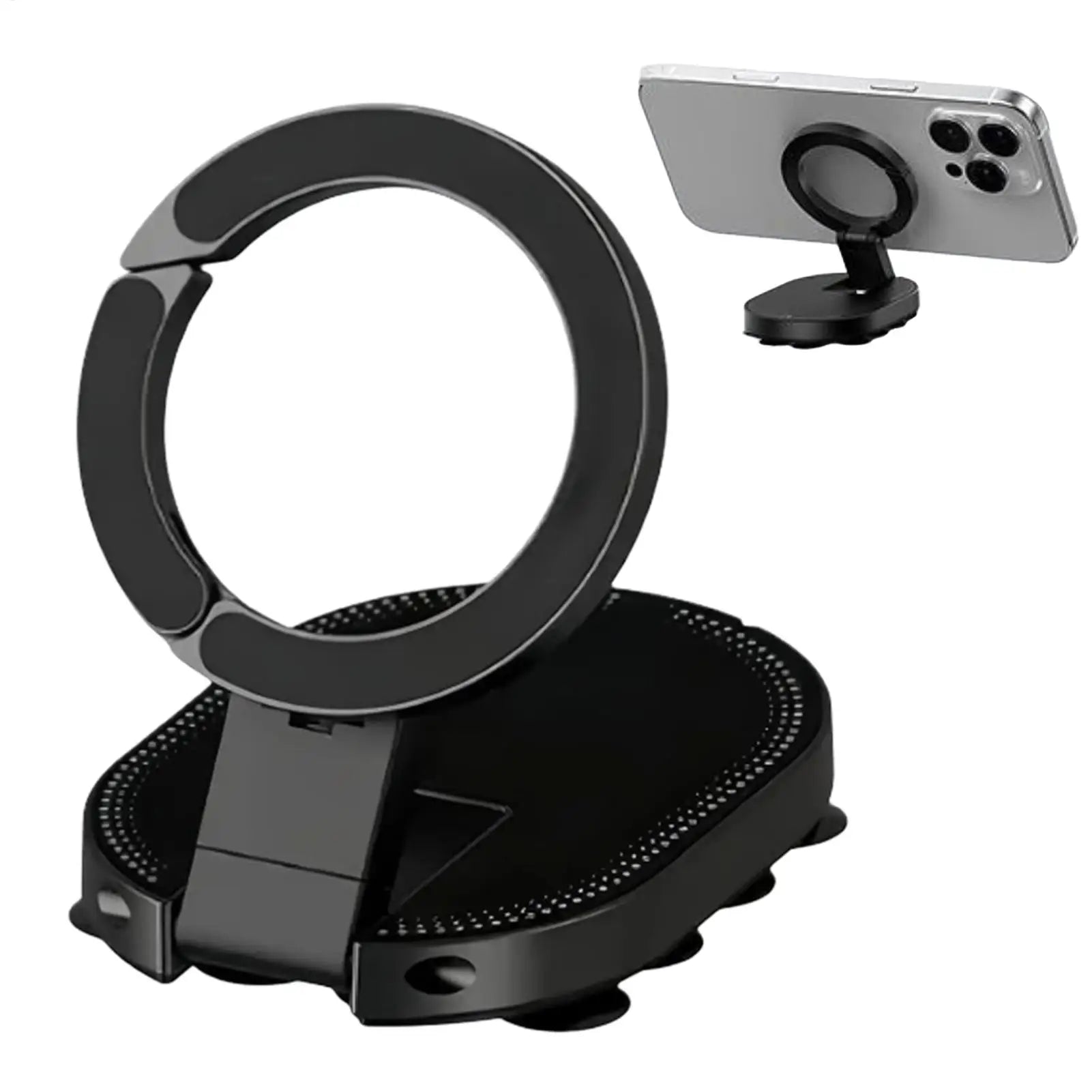 Super Magnetic Phone Mount Suction Cup 360 Degree Adjustable Car Phone Holder Mount With 18 Vacuum Suction Cup Bases For Home