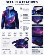 Men's Halloween Pumpkin 3D Printed Hoodie, Festive Graphic Sweatshirt, Long Sleeve Casual Gift Streetwear Men Clothing Tops