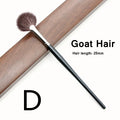 Fan Highlighter Brushes Makeup Top Goat Hair High Quality Blender Make Up Brush